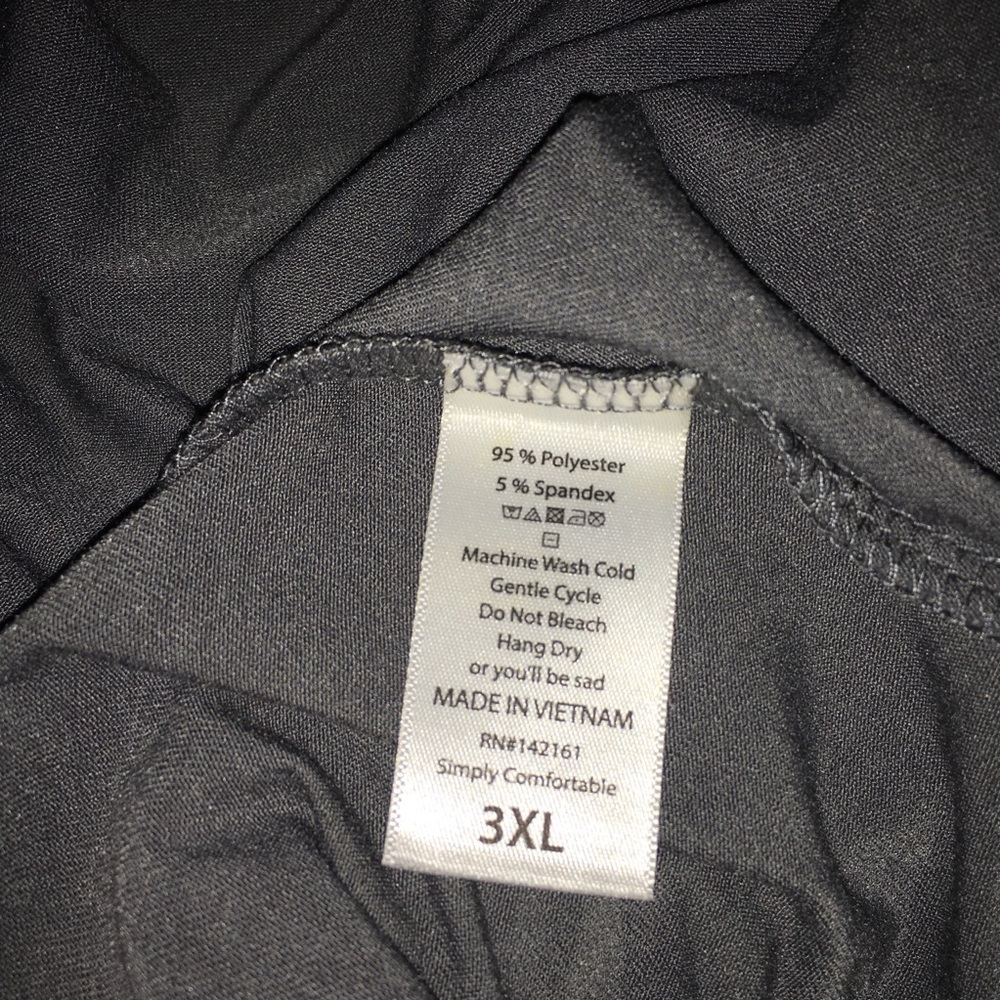 Lularoe Carly Solid Gray, Front Pocket - image 3